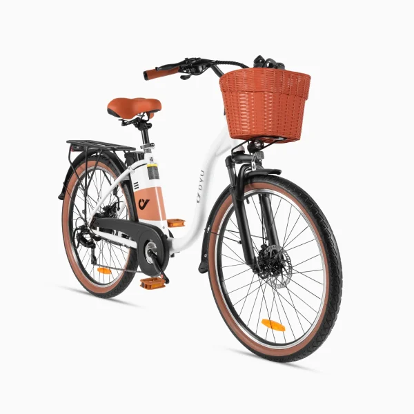Zonveer C6 Pro 26in City E-Bike, 250W, 80KM Range