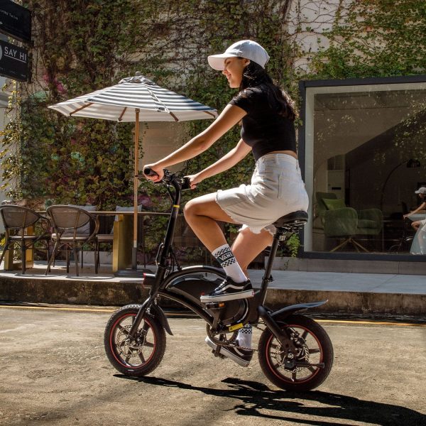 Zonveer D3F 14in Mini Folding E-Bike, 250W, 50KM Range