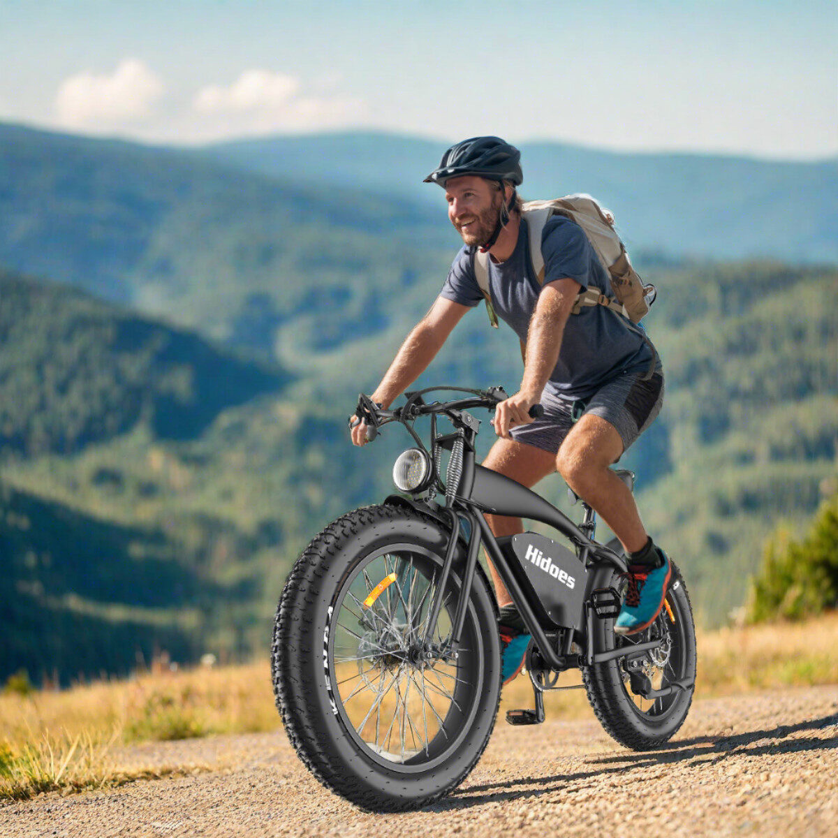 Bicicleta eléctrica Hidoes B3 1200W: bicicleta eléctrica retro vintage con neumáticos gruesos para aventuras y paseos por la ciudad - Imagen 2