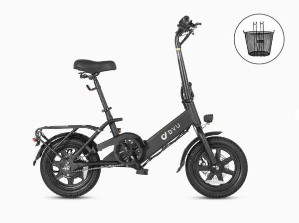 Zonveer C3 14in Folding E-Bike, 250W, Compact Design