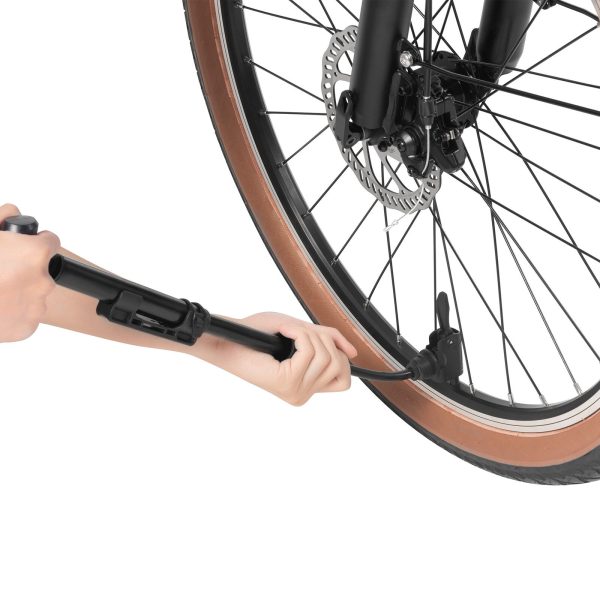 Bomba de aire Zonveer para bicicletas eléctricas, portátil, inflado rápido