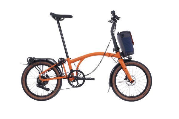 Brompton Electric G Line com quadro Roller - Bicicleta elétrica dobrável de 4 velocidades com travões de disco hidráulicos
