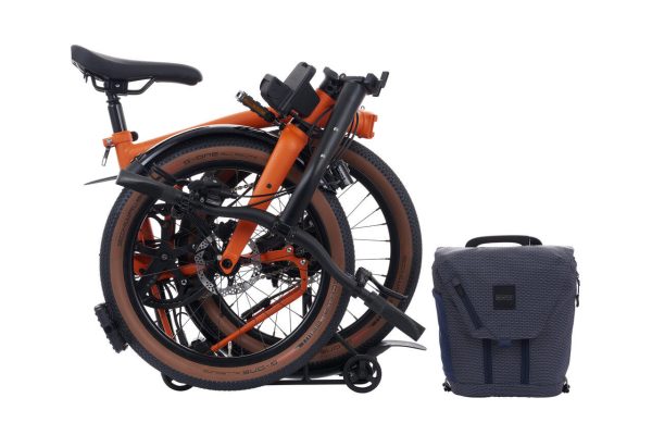 Brompton Electric G Line com quadro Roller - Bicicleta elétrica dobrável de 4 velocidades com travões de disco hidráulicos