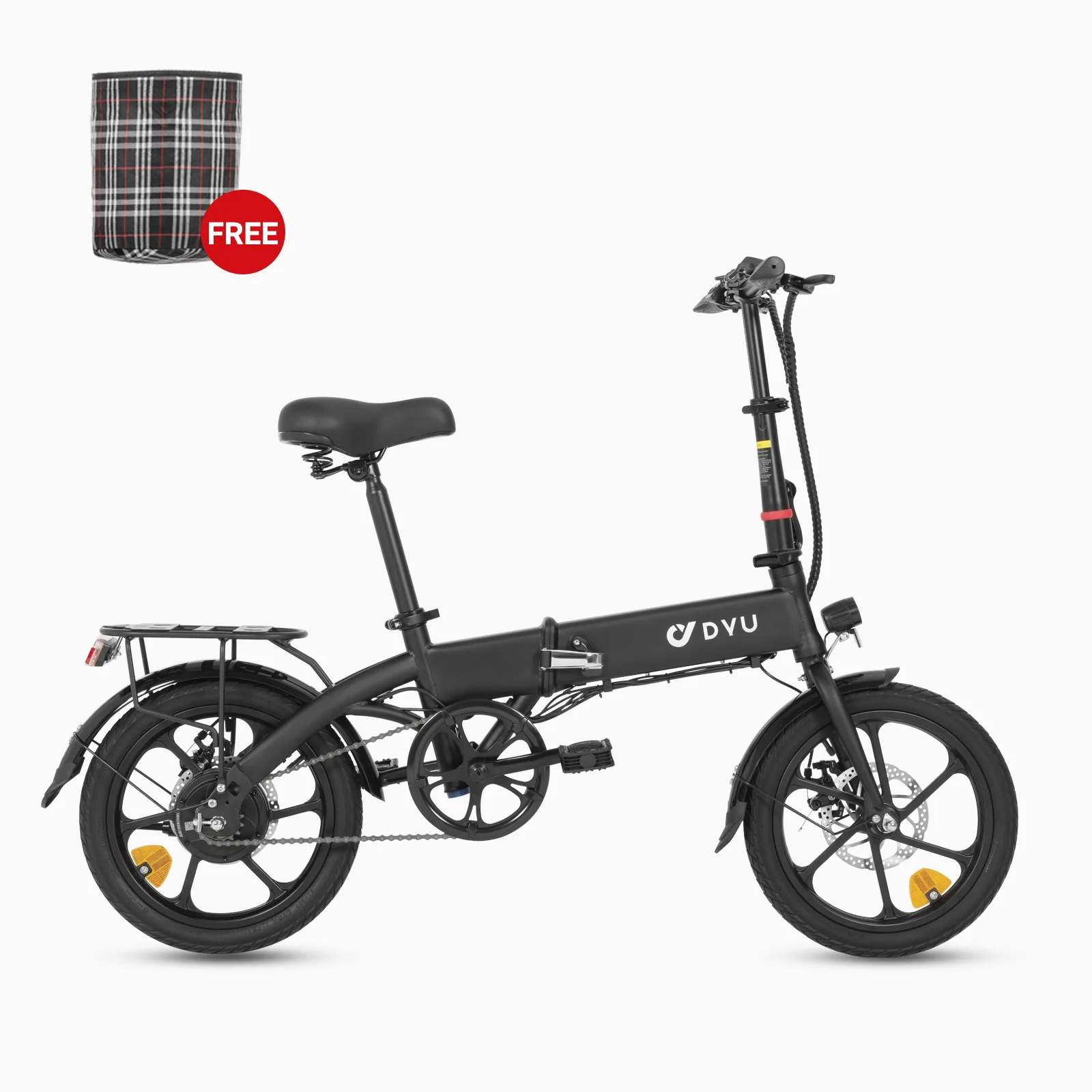 Zonveer A1F Pro 16in Folding E-Bike, 250W, Easy Storage - Image 3