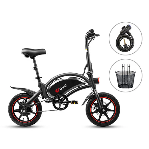 Zonveer D3F 14in Mini Folding E-Bike, 250W, 50KM Range - Image 5