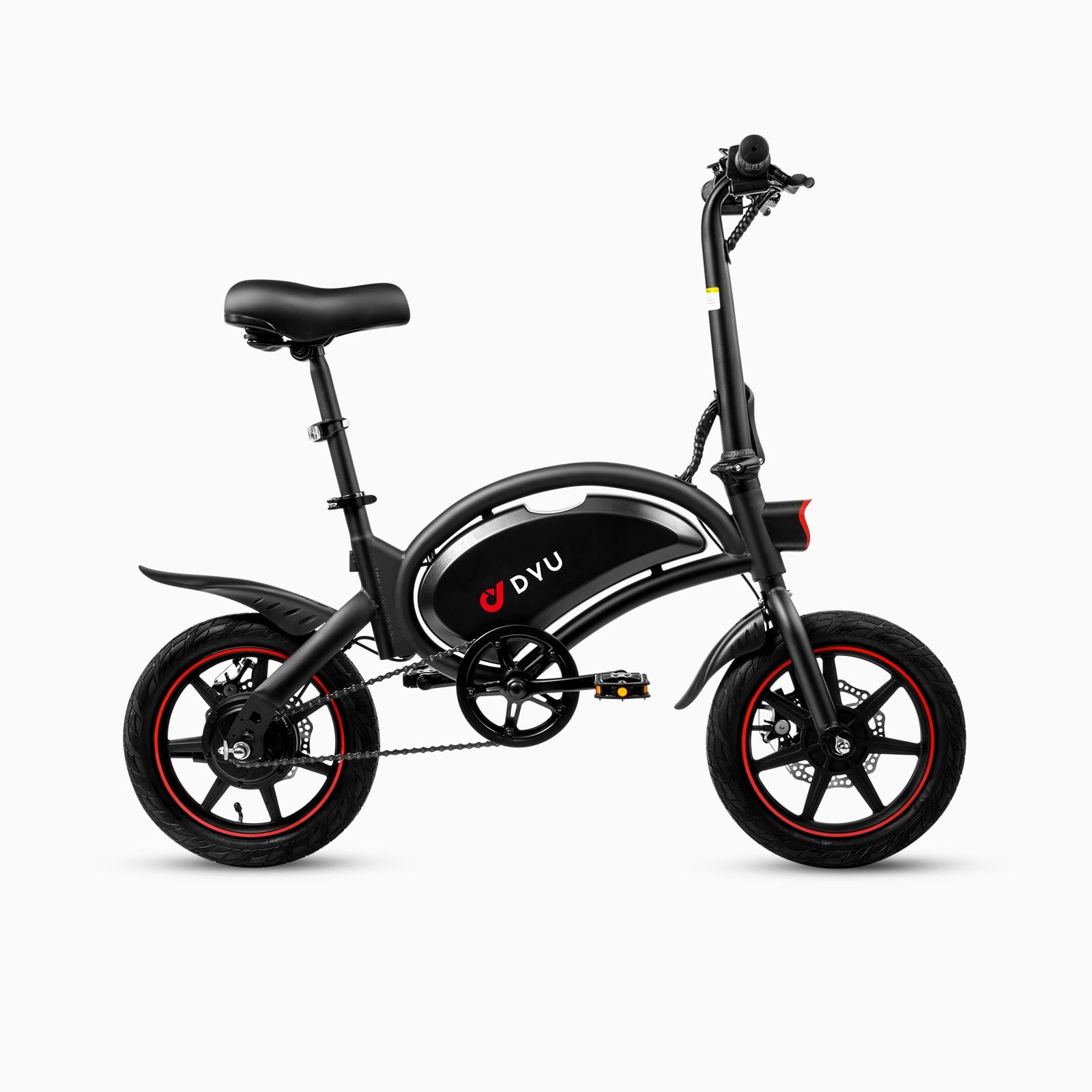 Zonveer D3F 14in Mini Folding E-Bike, 250W, 50KM Range