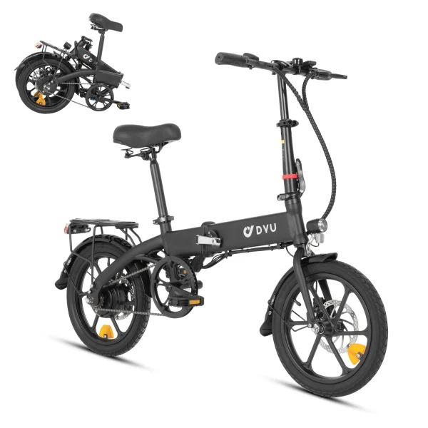 Zonveer A1F Pro 16in Folding E-Bike, 250W, Easy Storage