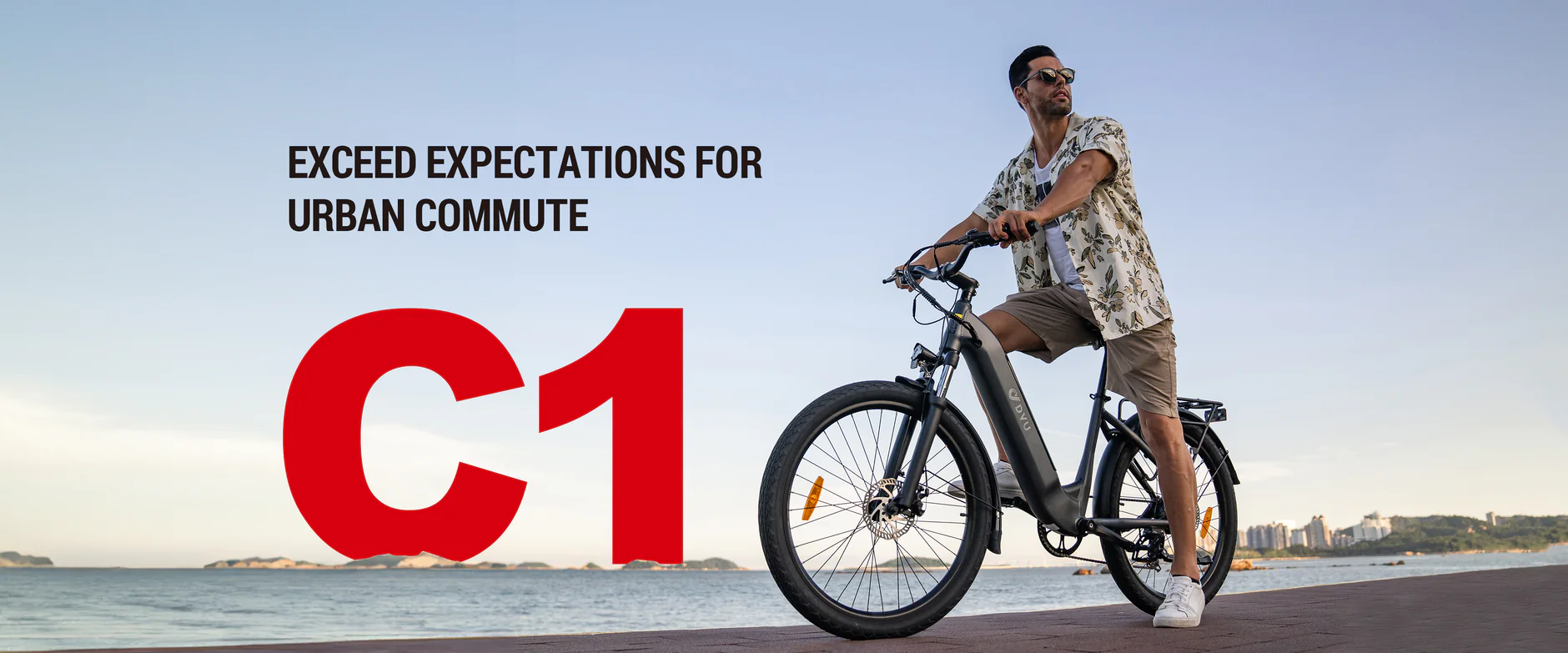 Zonveer C1 26in City E-Bike, 500W, 65KM Range 1