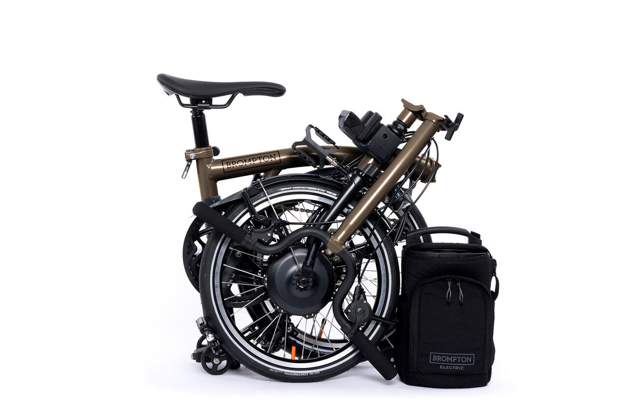 Brompton P Line Urban Electric Folding Bike – 4-Speed - Image 5