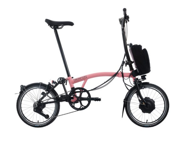 Brompton Electric C Line Explore – Bicicleta elétrica dobrável de 12 velocidades | Autonomia de 72 km, assistência inteligente ao pedalar, design compacto