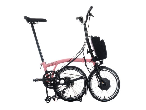 Brompton Electric C Line Explore – Bicicleta elétrica dobrável de 12 velocidades | Autonomia de 72 km, assistência inteligente ao pedalar, design compacto