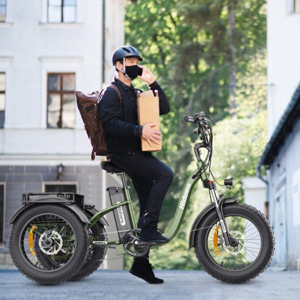 Hidoes ET1 750W Electric Tricycle – Powerful Fat Tire E-Trike with Long-Lasting 20Ah Battery