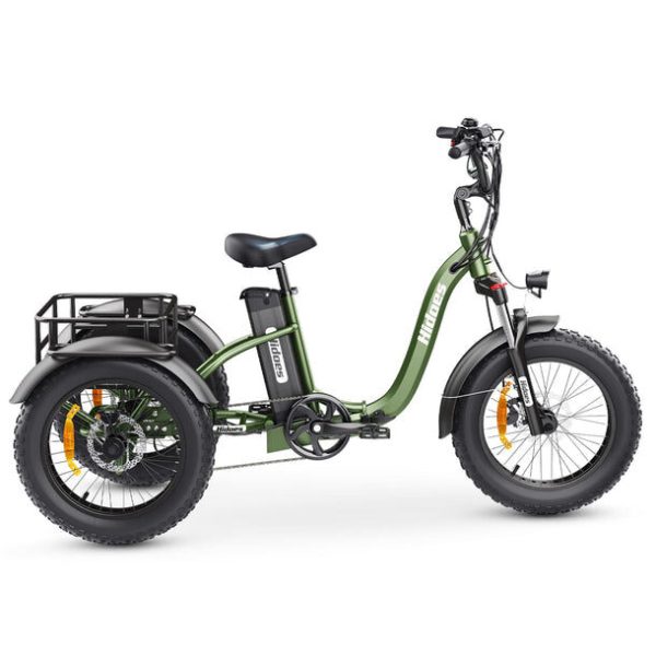 Hidoes ET1 750W Electric Tricycle – Powerful Fat Tire E-Trike with Long-Lasting 20Ah Battery