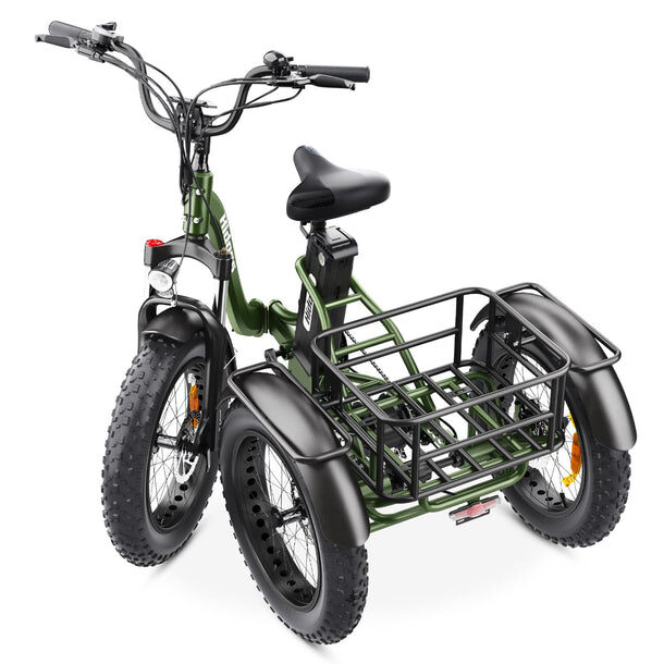 Hidoes ET1 750W Electric Tricycle – Powerful Fat Tire E-Trike with Long-Lasting 20Ah Battery - Image 10