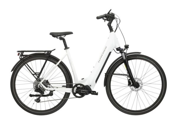 Kross Trans Hybrid LS 5.0 630 – Electric trekking bike with Shimano drive, 630 Wh battery, and suspended fork
