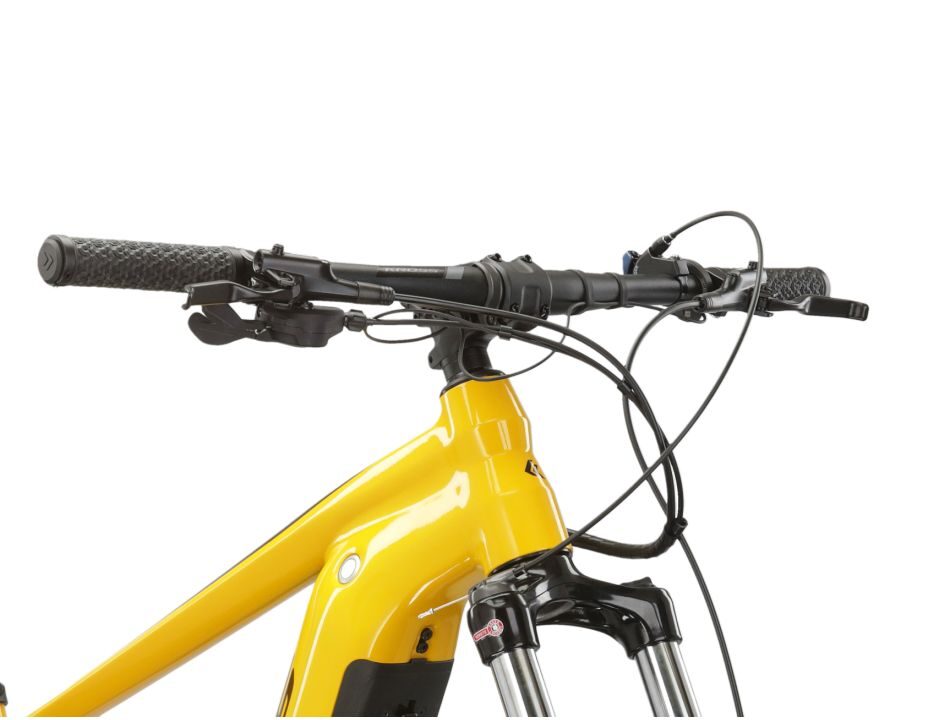 Kross Level Boost 1.0 500 – Elektrische MTB-fiets in geel en zwart - Afbeelding 3