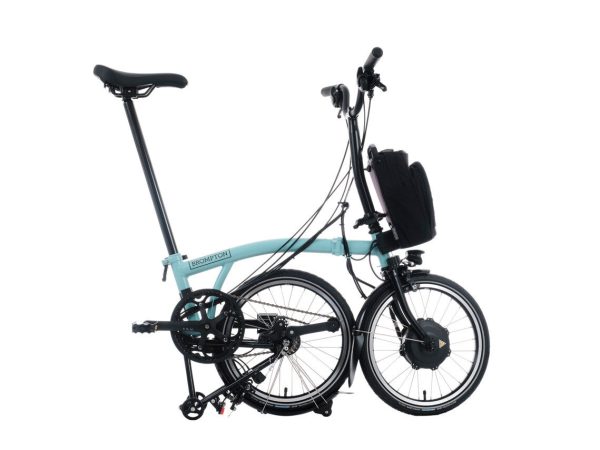 Brompton Electric C Line 4-Speed Urban Folding Bike - 45 Mile Range, Smart Pedal Assist