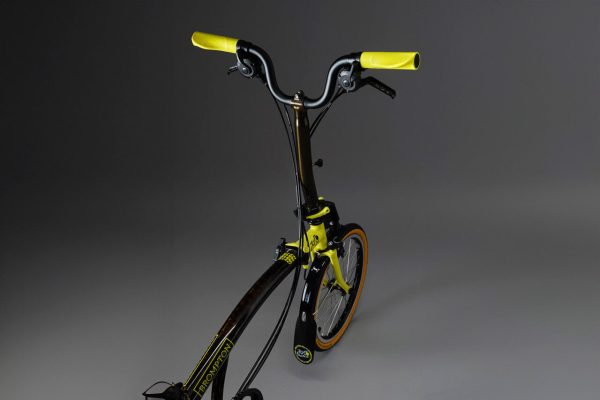 Brompton x Tour de France C Line 6-Speed Folding Bike - Leaders Yellow, Mid Handlebars