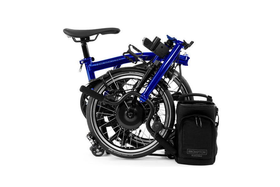 Brompton Electric P Line Explore Bicicleta elétrica dobrável de 12 velocidades – Leve e compacta para deslocações urbanas - Imagem 5