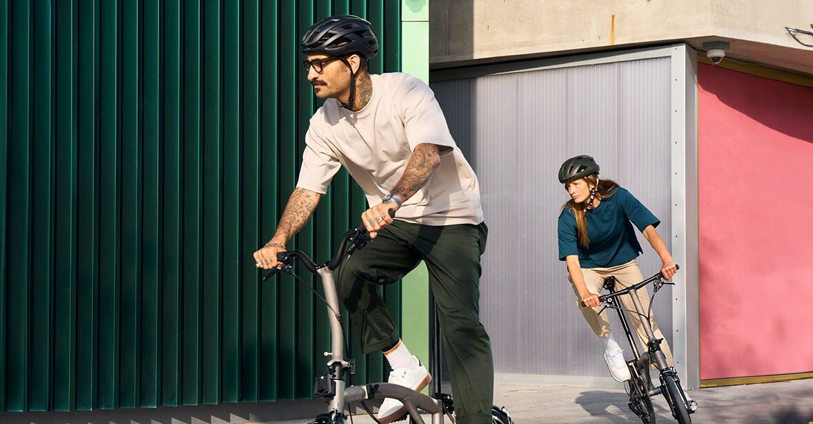 Bicicleta dobrável de 1 velocidade Brompton T Line One - Titânio jateado, guiador médio - Imagem 2