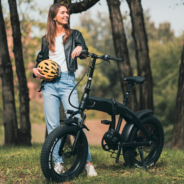 Wayel NEXT Sport: Bicicleta elétrica desportiva dobrável de 20" com pneus largos
