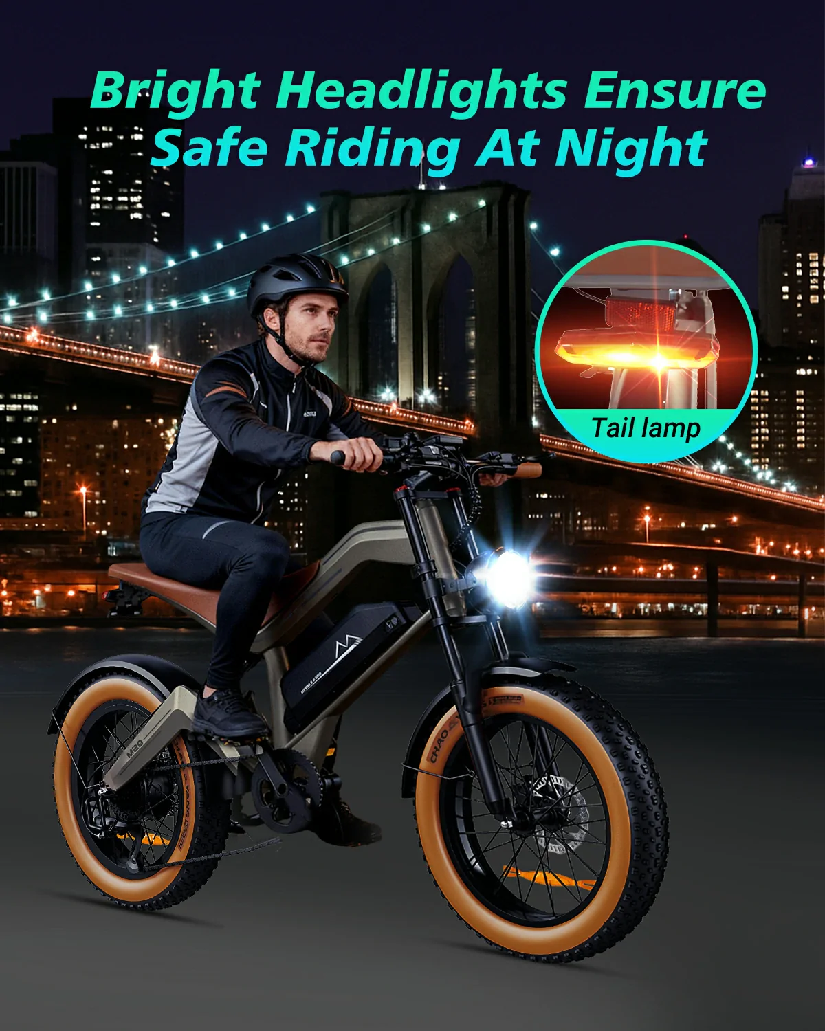 Zonveer M20 All-Terrain Long-Range Electric Bike - Image 8